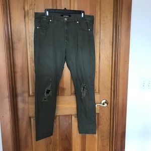 Express Distressed Vintage Skinny Jean